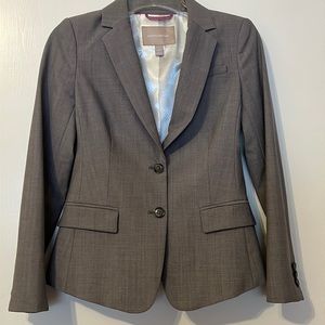 Banana Republic Petite Gray Blazer